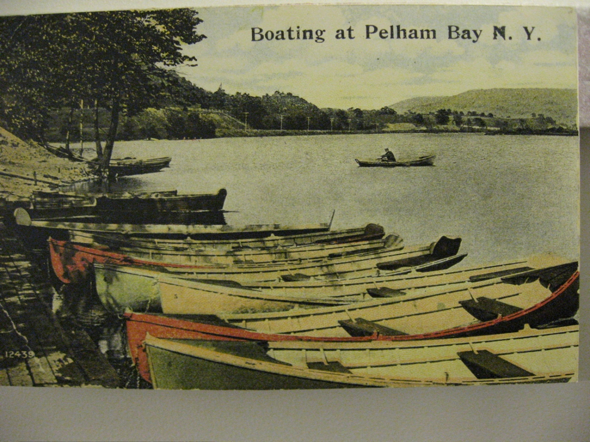 Boating in Pelham Bay.